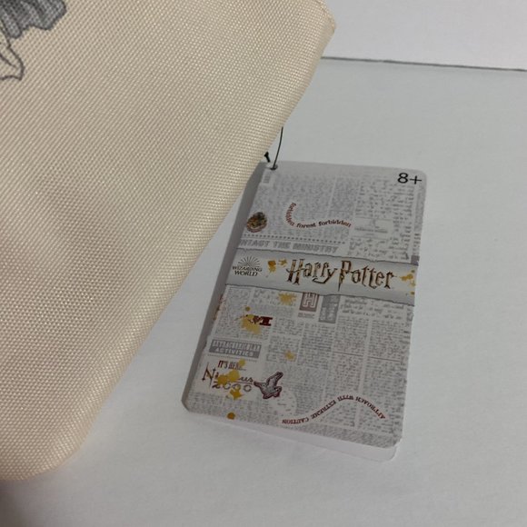 Loungefly Makeup Bag Harry Potter Deathly Hallows Floral Cosmetic Clutch Pouch - Picture 5 of 6